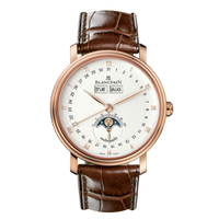 Blancpain Villeret 8 Jours Manuelle Platinum / Black Enamel (6263-3642-55)