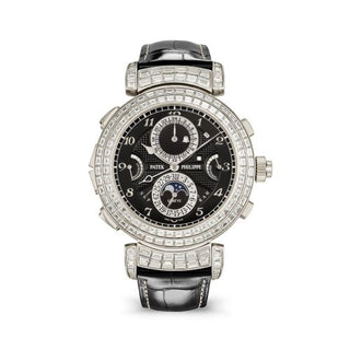 Patek Philippe - 6300/400G-001  Grandmaster Chime 6300 White Gold - Diamond / Black