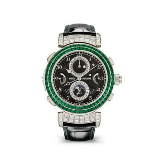 Patek Philippe - 6300/403G-001  Grandmaster Chime 6300 White Gold - Emerald / Black