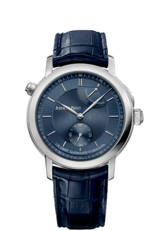 Audemars Piguet - 26344PT.OO.D028CR.02  Jules Audemars 26344 Grande Sonnerie Carillon Platinum / The Hour Glass Blue