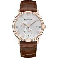 Blancpain Villeret Ultraplate Power Reserve Date Red Gold / Opaline (6606A-3642-55A)