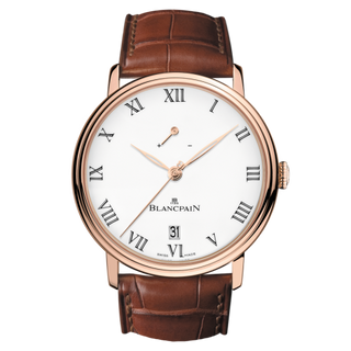 Blancpain - 6613-3631-55B  Villeret 8 Jours Manuelle Red Gold / Enamel