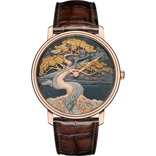 Blancpain - 6615-3616-55B - 2  Villeret Manuelle Piece Unique Shakudō Pine Tree