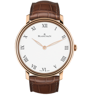 Blancpain - 6615-3631-55B  Villeret Manuelle Piece Unique Grande Décoration / White Enamel