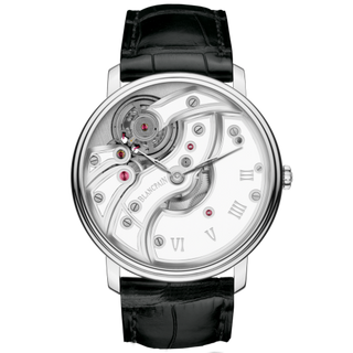 Blancpain - 6616-1527-55B  Villeret Mouvement Inversé White