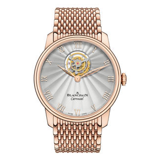 Blancpain - 66228-3642-MMB  Villeret Carrousel Volant Une Minute Red Gold / Bracelet