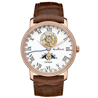 Blancpain - 6622L-3631-55B  Villeret Carrousel Phase de Lune Red Gold