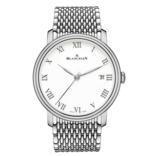 Blancpain - 6630-1531-MMB  Villeret 8 Jours White Gold / Bracelet