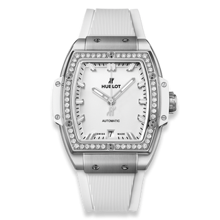 Hublot - 665.NE.2010.RW.1204  Spirit of Big Bang 39 Titanium / Diamonds / White