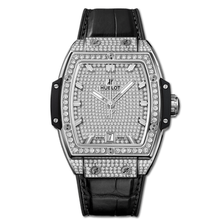 Hublot - 665.NX.9010.LR.1604  Spirit of Big Bang 39 Titanium / Full Pavé