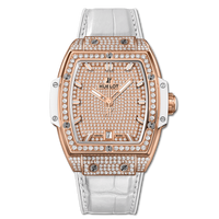 Hublot Spirit of Big Bang 39 Titanium / Full Pavé / White (665.OE.9010.LR.1604)