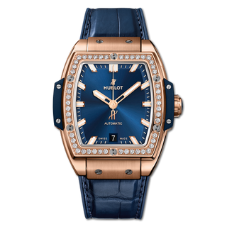 Hublot - 665.OX.7180.LR.1204  Spirit of Big Bang 39 King Gold / Diamonds / Blue