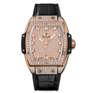 Hublot - 665.OX.9010.LR.1604  Spirit of Big Bang 39 King Gold / Full Pavé