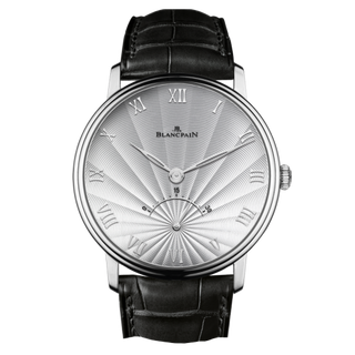 Blancpain - 6653-1542-55B  Villeret Ultraplate Seconde Rétrograde White Gold / Opalin Flinqué