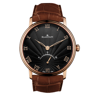 Blancpain - 6653-3630-55B  Villeret Ultraplate Seconde Rétrograde Red Gold / Black