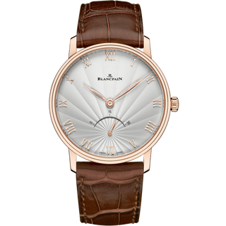 Blancpain - 6653-3642-55B  Villeret Ultraplate Seconde Rétrograde Red Gold / Opalin Flinqué