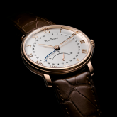 Blancpain - 6653Q-3642-55B  Villeret Ultraplate Quantième Seconde Rétrograde Red Gold / Opalin