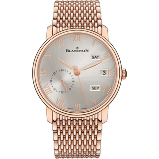 Blancpain - 6670-3642-MMB  Villeret Quantième Annuel GMT Red Gold / Grey / Bracelet