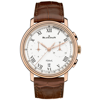 Blancpain - 6680F-3631-55B  Villeret Chronographe Flyback Pulsomètre Red Gold / Enamel