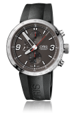 Oris - 01 674 7659 4163-07 4 25 06  TT1 Chronograph Stainless Steel / Grey / Rubber