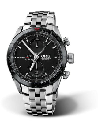 Oris - 01 674 7661 4434-07 8 22 85  Artix GT Chronograph Stainless Steel - Ceramic / Black / Bracelet