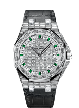 Audemars Piguet - 67543BC.ZZ.D002CR.01  Royal Oak OffShore 67543 Lady Quartz Emerald Hour