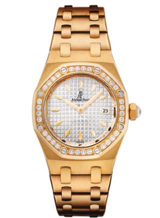 Audemars Piguet - 67601BA.ZZ.1230BA.01  Royal Oak 67601 Quartz Yellow Gold / Silver