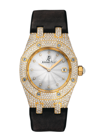 Audemars Piguet - 67605BA.ZZ.D080SU.01  Royal Oak 67601 Quartz Yellow Gold / Diamond / MOP