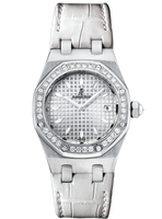 Audemars Piguet Royal Oak Quartz 67621 Stainless Steel / Diamond / Black / Alligator (67621ST.ZZ.D012CR.02)