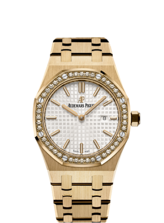 Audemars Piguet - 67651BA.ZZ.1261BA.01  Royal Oak 67651 Quartz Yellow Gold / Silver