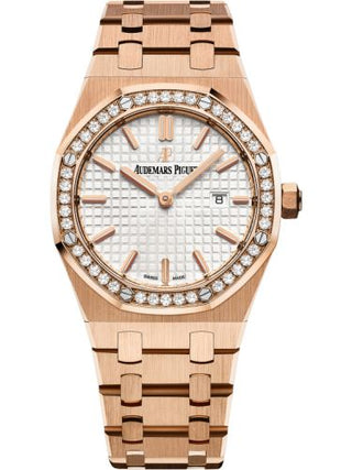 Audemars Piguet - 67651OR.ZZ.1261OR.01  Royal Oak 67651 Quartz Pink Gold / Silver / Bracelet