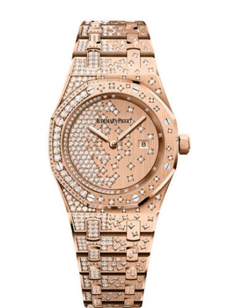 Audemars Piguet - 67654OR.ZZ.1264OR.01  Royal Oak Quartz Pink Gold / Cascade / Bracelet