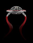 MB&F - 70.PBL.B  Horological Machine N°7 Aquapod Platinum / Red