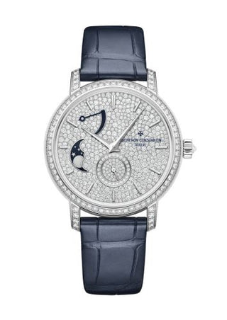 Vacheron Constantin - 7006T/000G-B913  Traditionnelle Moon Phase and Power Reserve White Gold - Diamond / Diamond