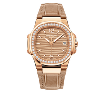 Patek Philippe Nautilus 5980 Rose Gold / Strap (7010R-012)