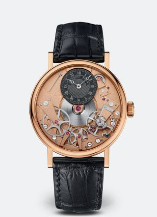 Breguet - 7027BR/R9/9V6  Tradition 7057 Rose Gold / Black