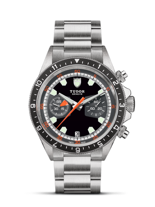 Tudor - 70330N-0005  Heritage Chrono Black / Bracelet