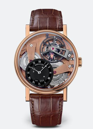 Breguet - 7047BR/R9/9ZU  Tradition 7047 Fusée Tourbillon Rose Gold / Black