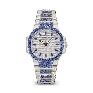 Patek Philippe - 7118/1451G-001  Nautilus 7118 Haute Joaillerie White Gold - Sapphire