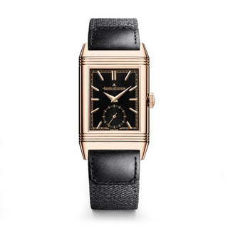 Jaeger-LeCoultre - 713257J  Reverso Tribute Small Seconds Pink Gold / Black / Fagliano