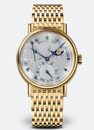 Breguet - 7137BA/11/AV0  Classique 7137 Yellow Gold / Silver / Bracelet