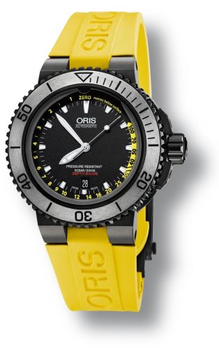 Oris - 01 733 7675 4754-Set RS  Aquis Depth Gauge DLC