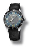 Oris - 01 733 7707 4065-07 4 20 18  Divers Sixty-Five 40 Stainless Steel / Deauville Blue / Rubber