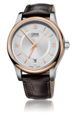 Oris - 01 733 7578 4331-07 5 18 10  Classic Date 37 Stainless Steel - Rose Gold / Silver