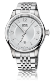 Oris - 01 733 7594 4031-07 8 20 61  Classic Date 42 Stainless Steel / Silver / Bracelet