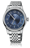 Oris - 01 733 7594 4035-07 8 20 61  Classic Date 42 Stainless Steel / Blue / Bracelet