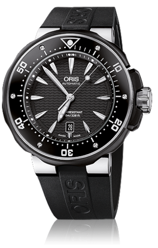 Oris - 01 733 7682 7154-07 4 26 34TEB  ProDiver Date Titanium / Black / Rubber