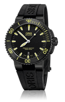 Oris Aquis Date 36 DLC / Black / Rubber (01 733 7653 4722-07 4 26 34BEB)