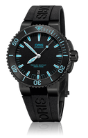 Oris Aquis Date 43 DLC / Black / Rubber (01 733 7653 4725-07 4 26 34BEB)