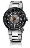 Oris - 01 733 7668 4114-07 8 25 10  TT1 Engine Date Stainless Steel - Ceramic / Skeleton / Bracelet